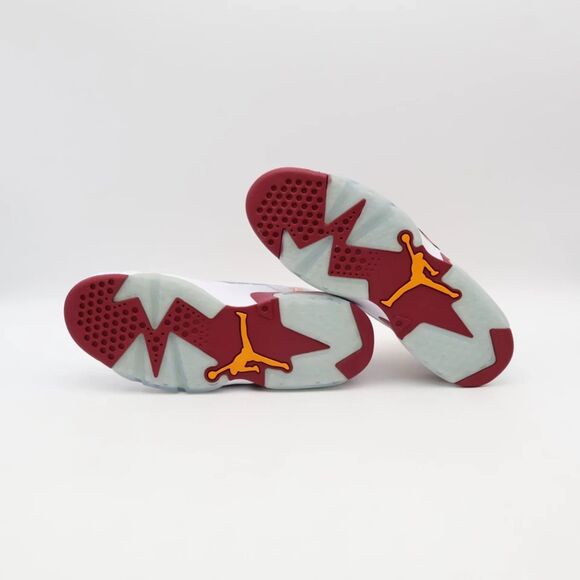 DZ4475-168 Nike Jordan MVP White Cardinal Red Vivid Orange Black (Men's) 10.5 - Picture 7 of 7